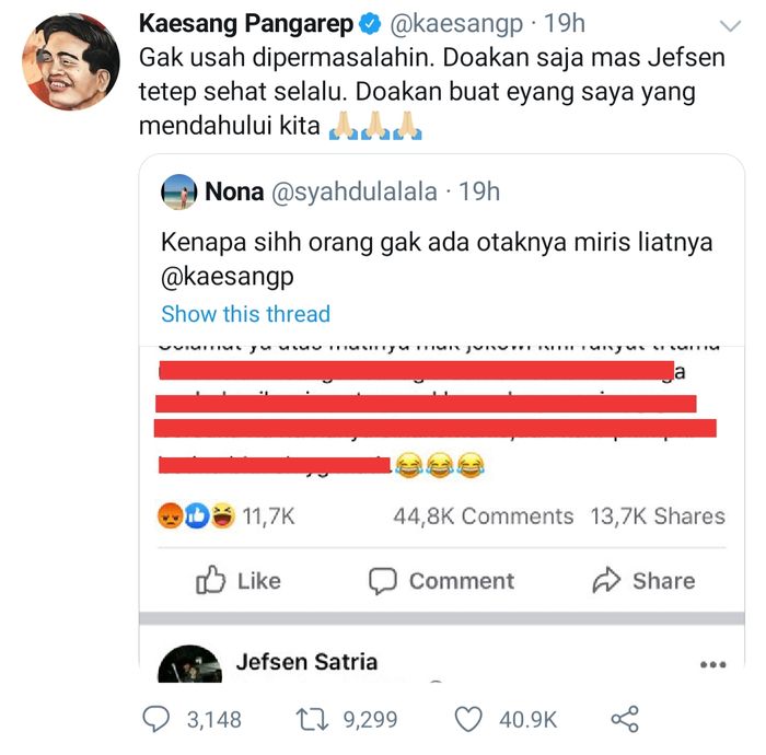 Unggahan Kaesang