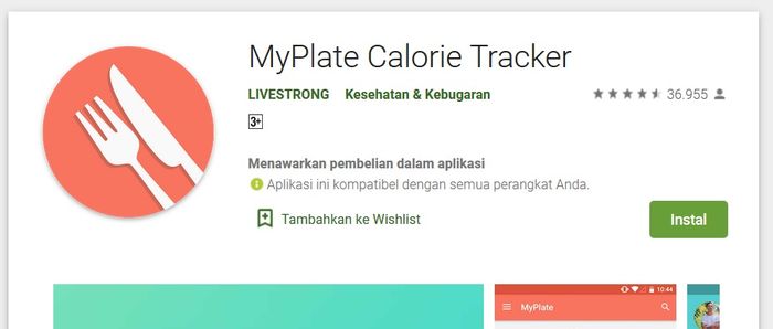 Aplikasi MyPlate