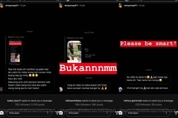 Soraya Rasyid klarifikaai soal video panas mirip dirinya