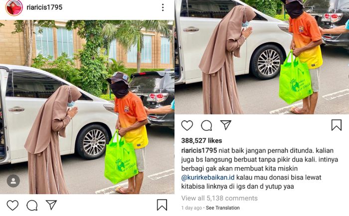 Unggahan Ria Ricis