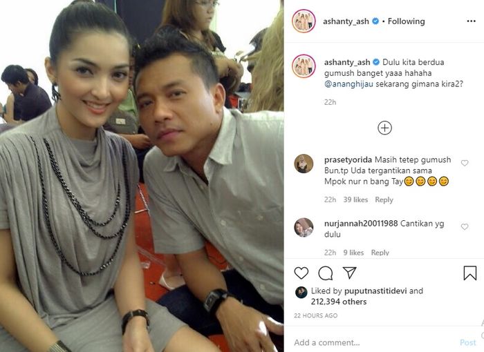 Unggahan Ashanty