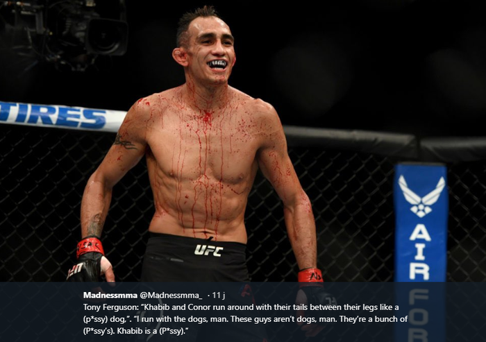 Petarung UFC asal Amerika Serikat, Tony Ferguson. 