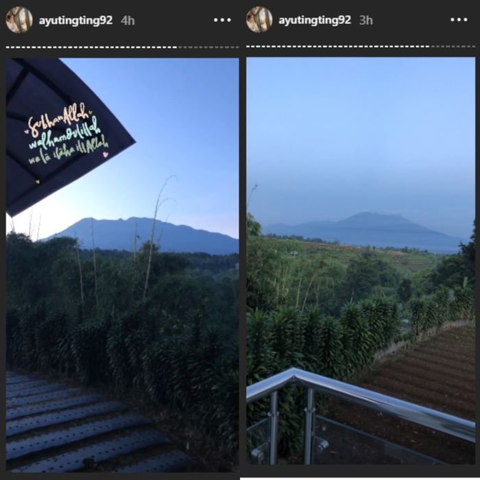 halaman belakang Ayu Ting Ting