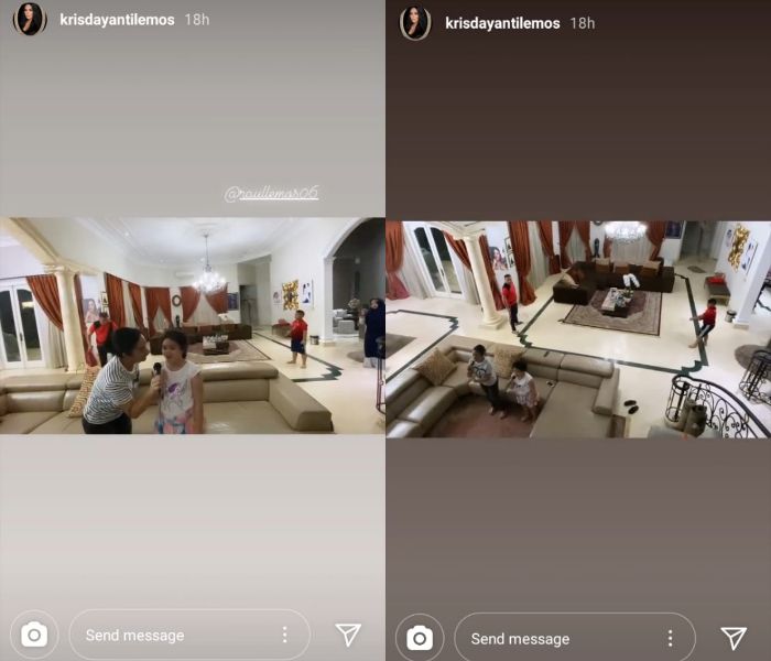 Krisdayanti ajak putrinya, Amora Lemos untuk karaoke bareng