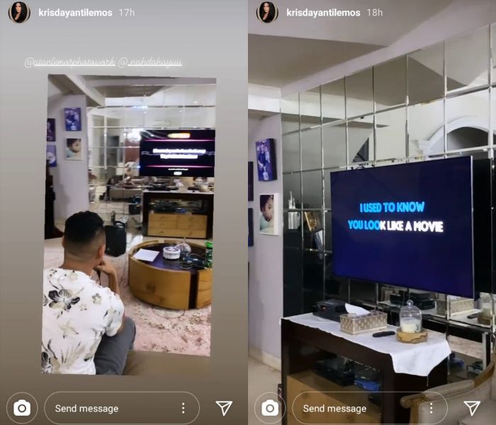 Putra sambung Krisdayanti, Atan Lemos ikut karaoke di rumah mewah orang tuanya