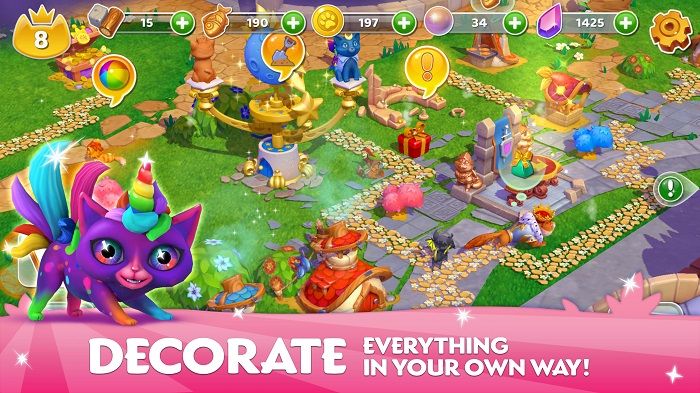 There are various unique cats with different looks that you can collect