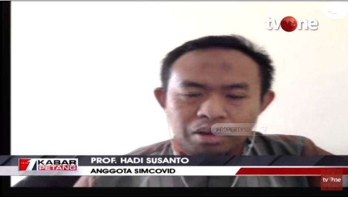 Prof. Hadi Susanto menjelaskan prediksi wabah corona berakhir.