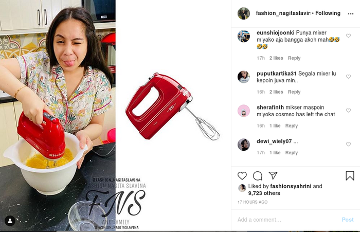 Mixer Nagita Slavina