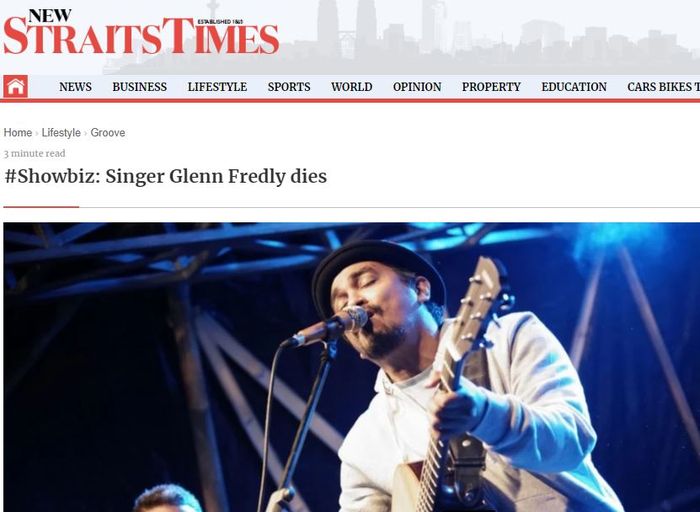 Glenn Fredly di pemberitaan media asing
