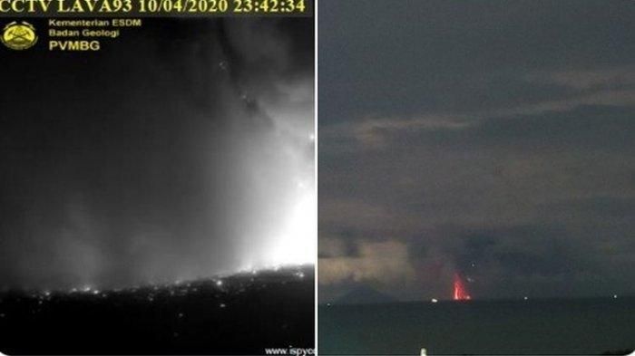 Gunung Anak Krakatau Meletus hingga Sebabkan Dentuman Dahsyat, 13 Gunung Berapi Indonesia Kini Berstatus Waspada - Siaga 10 Gunung Anak Krakatau meletus Jumat 10 April 2020 malam. Gunung Anak Krakatau Meletus, Abu Tebal Menyembur hingga Pulau Sebesi.
