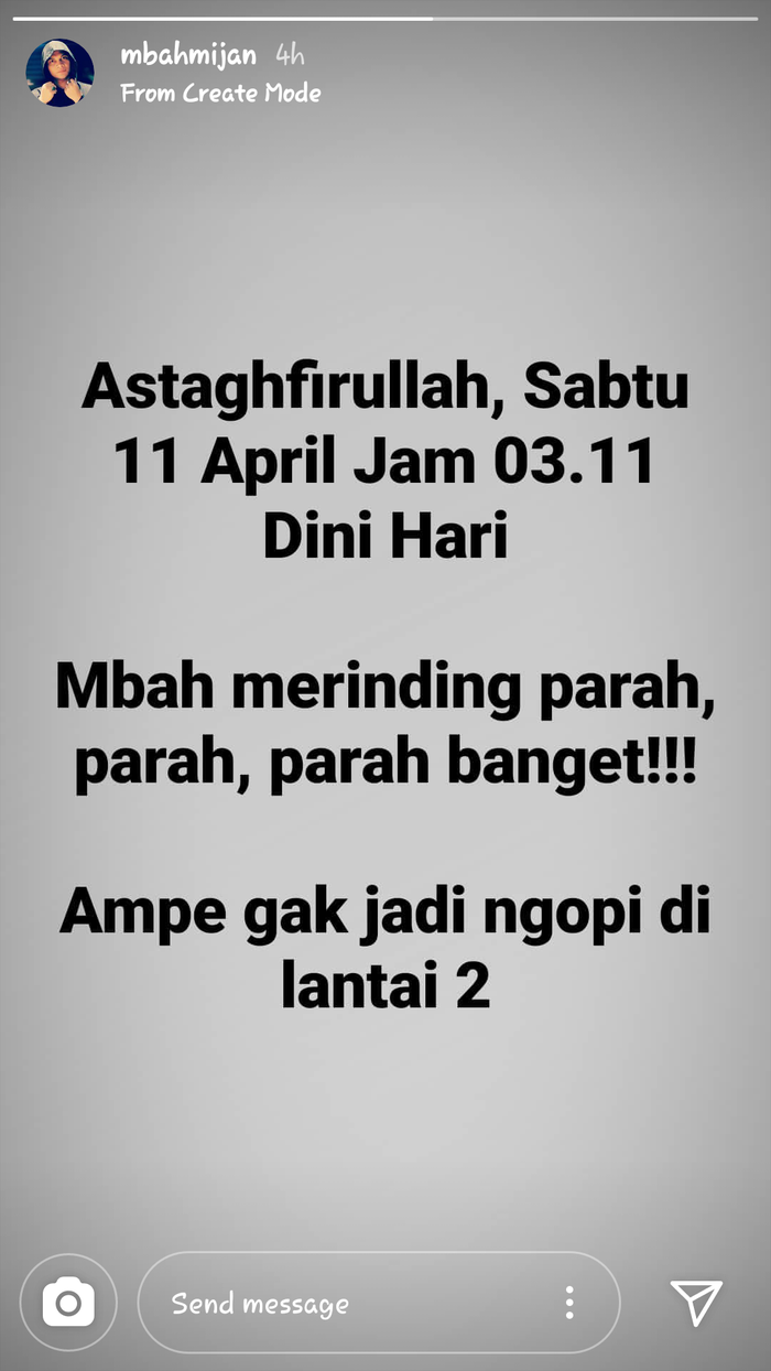 Mbah Mijan merinding