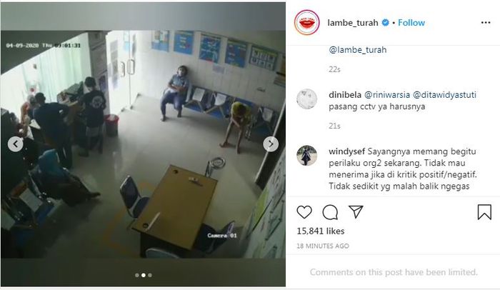 Video cctv perawat digampar calon pasien yang berkunjung untuk berobat