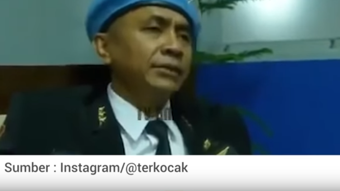 Potret Rangga Sasana saat beri komentar soal virus corona 