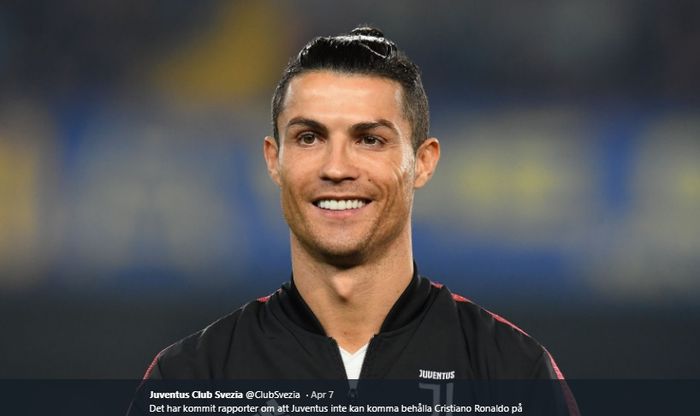 Striker andalan Juventus, Cristiano Ronaldo.