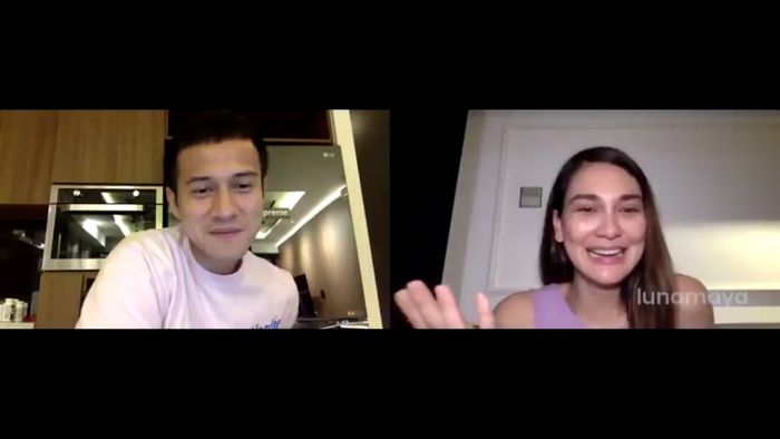 Luna Maya ajak berbincang Herjunot Ali