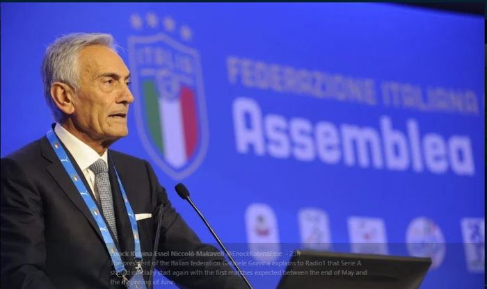 Presiden FIGC, Gabriele Gravina, menyebut orang yang menginginkan Serie A 2019-2020 dibatalkan sebagai orang yang tidak suka sepak bola.