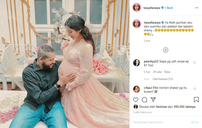 Tasya Farasya tiba-tiba posting tentang pelakor.