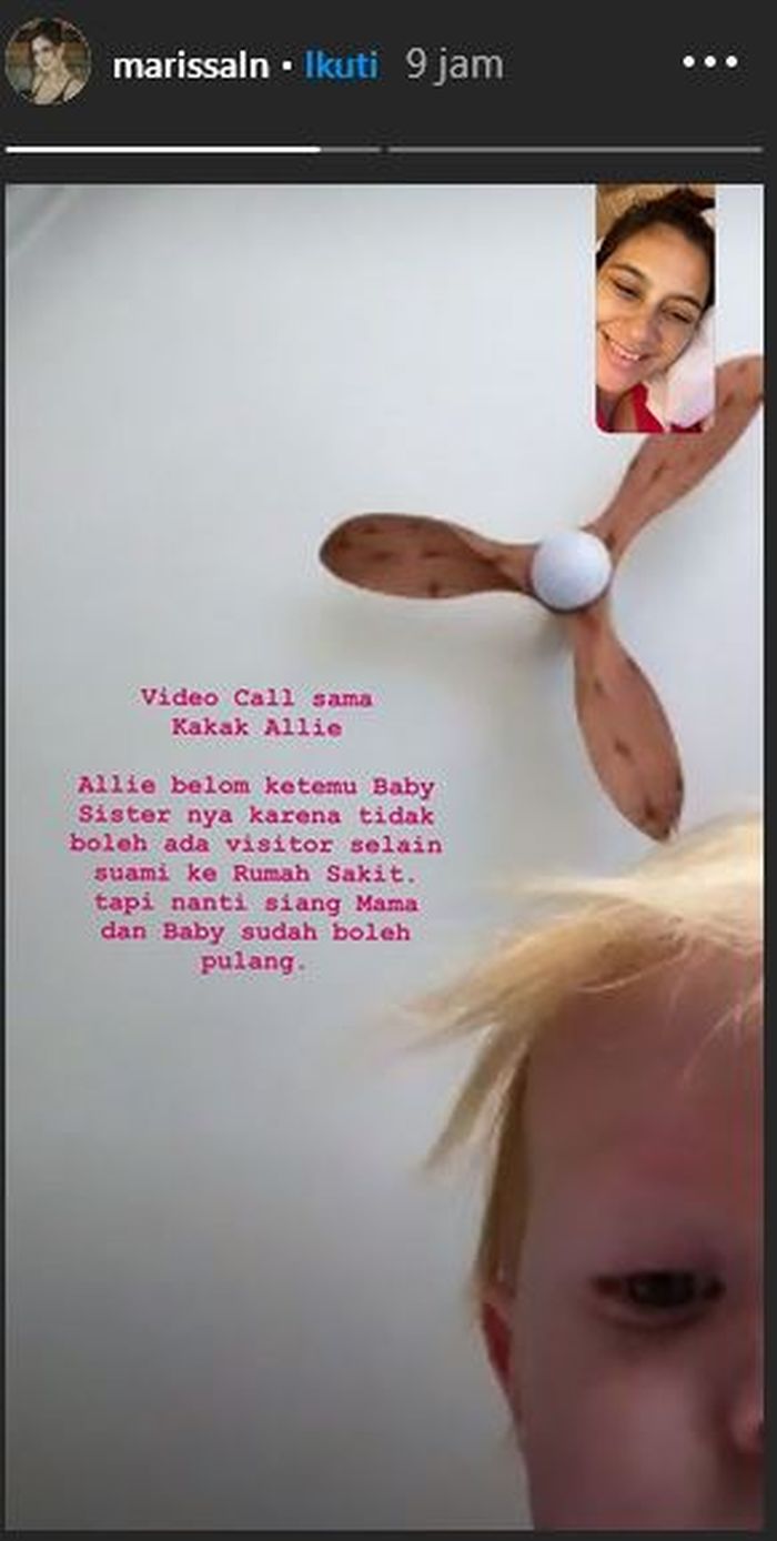 Anak sulung Marissa Nasution tak bisa menjenguk di rumah sakit