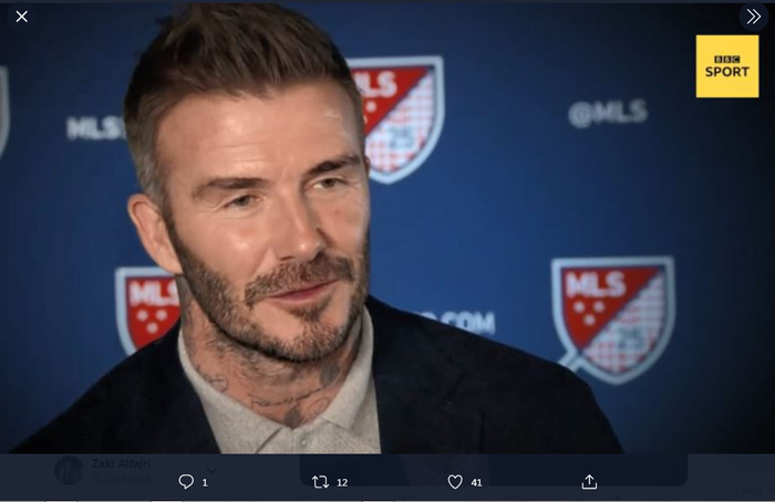 Pemilik klub Inter Miami, David Beckham.