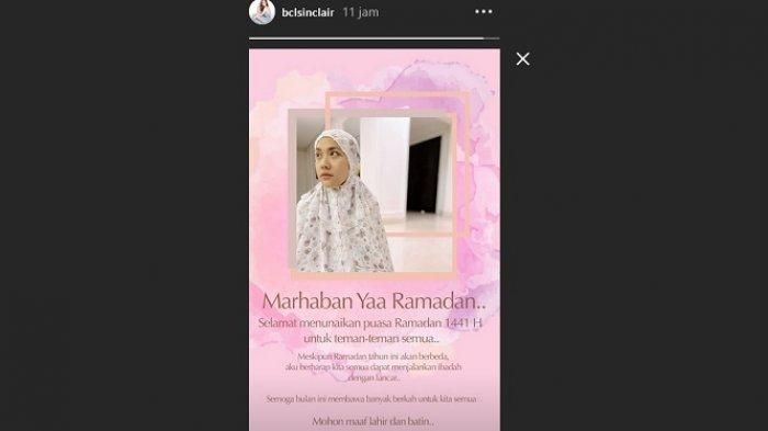 Unggahan BCL saat menjelang puasa Ramadhan 2020