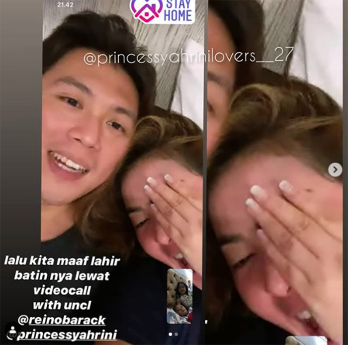 Wajah Syahrini tanpa make up