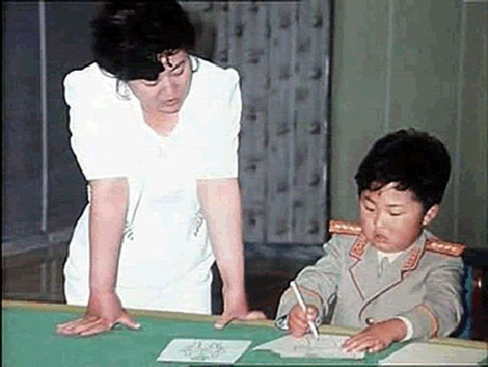 Foto diduga masa kecil Kim Jong-un