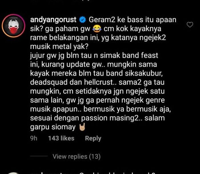 Komentar Gorust
