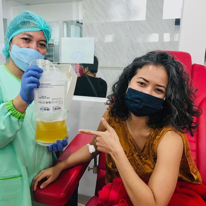 Pasien 03 donorkan plasma darahnya untuk pasien Covid-19