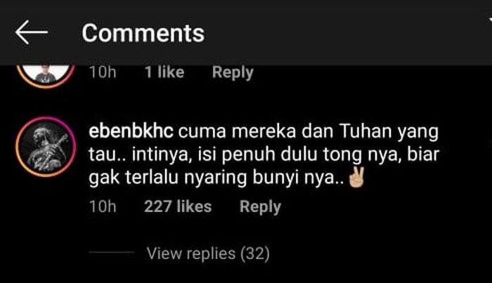 komentar Eben