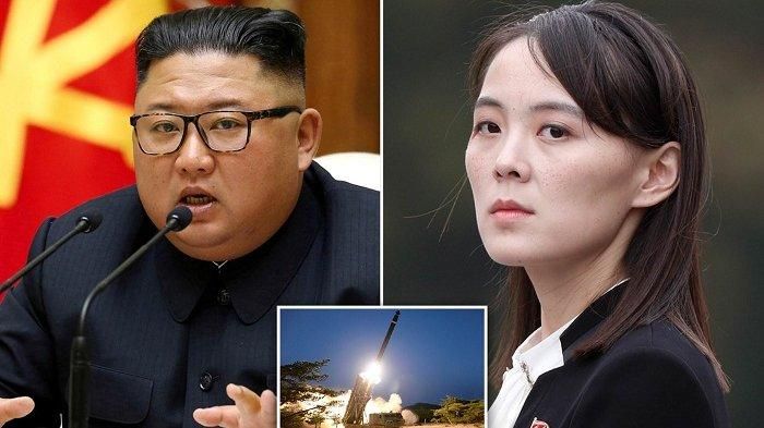 Kim Jong Un dan Kim Yo Jong.