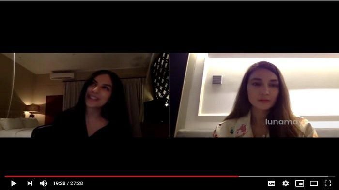 Shopia Latjuba ngobrol bareng Luna Maya
