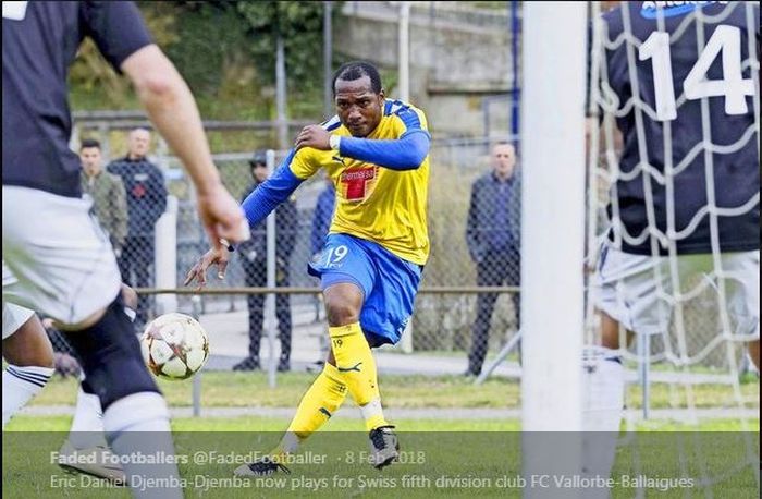 Eric Djemba-Djemba memperkuat klub kasta bawah Swiss, FC Vallorbe.