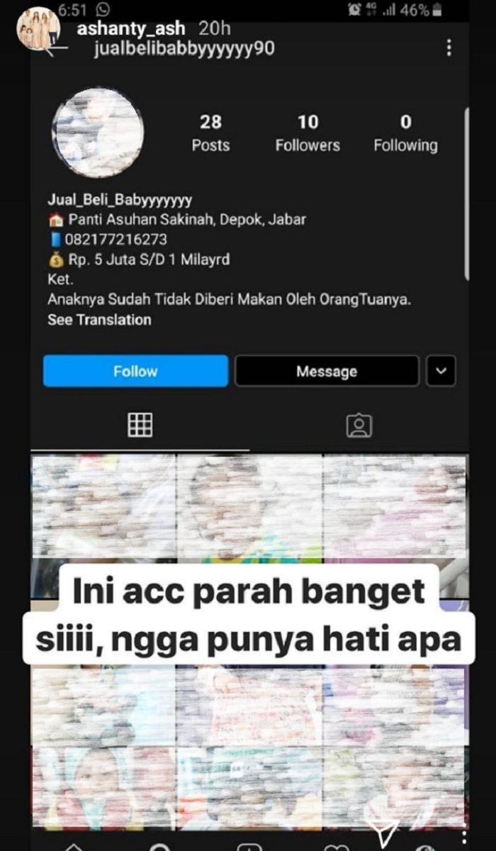 Ashanty semprot akun jual beli anak yang pajang foto Arsy Hermansyah