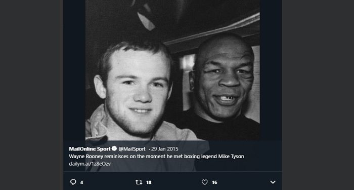 Wayne Rooney dan Mike Tyson.