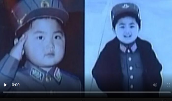 Foto-foto yang diduga masa kecil Kim Jong-un.
