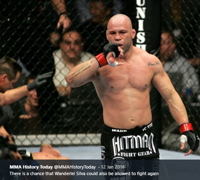 Petarung asal Brasil, Wanderlei Silva.