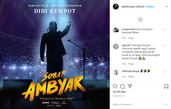 Film Sobat Ambyar Baru Kelar Digarap Sebelum Covid 19 Asri Welas Bagikan Momen Terakhir Didi Kempot Hatiku Sedih Dan Benar Benar Ambyar Semua Halaman Grid Fame Asri welas, bhisma mulia, dede satria and others. film sobat ambyar baru kelar digarap