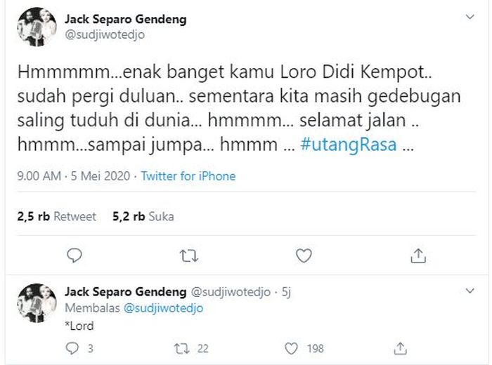 Cuitan Sudjiwo Tedjo