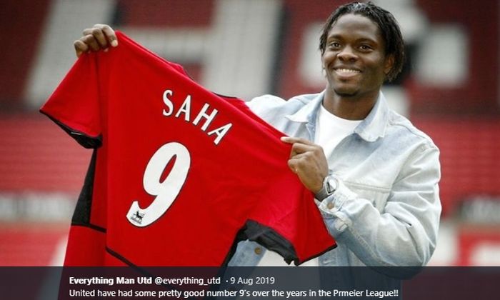 Eks penyerang Manchester United asal Prancis, Louis Saha.