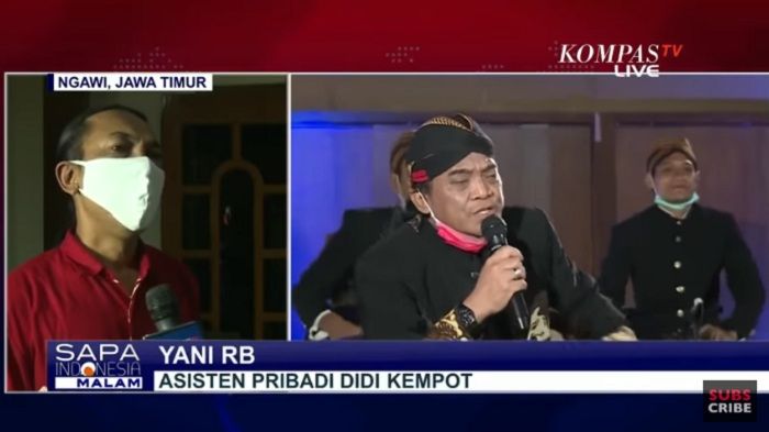 Asisten pribadi Didi Kempot, Yani RB ungkap detik-detik sang penyanyi sebelum meninggal dunia