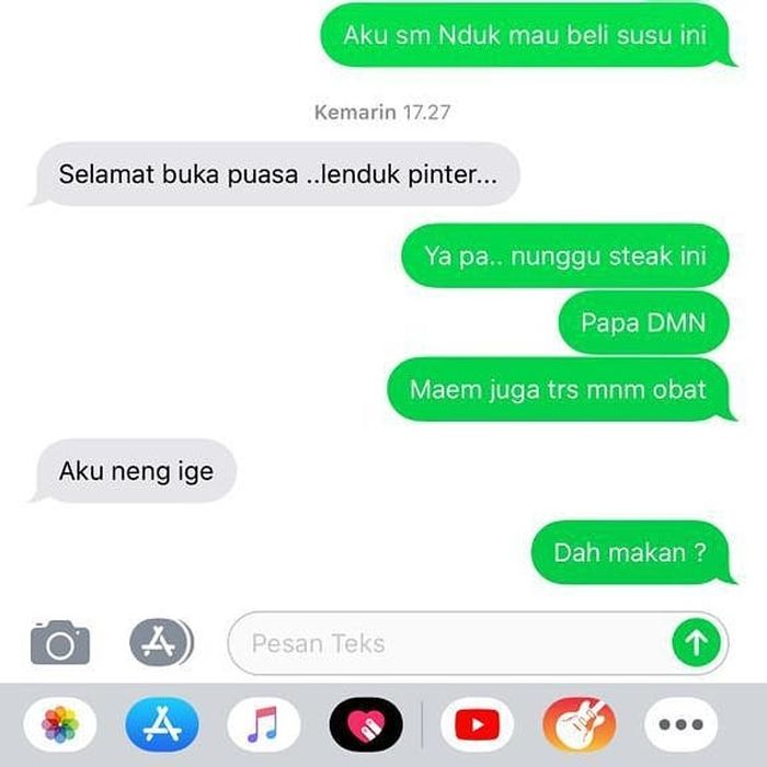 Isi pesan singkat Didi Kempot dan anak istrinya