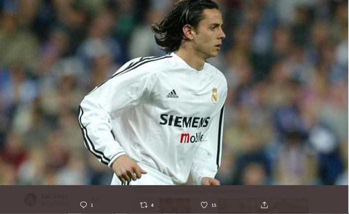 Alvaro Mejia saat masih membela Real Madrid.