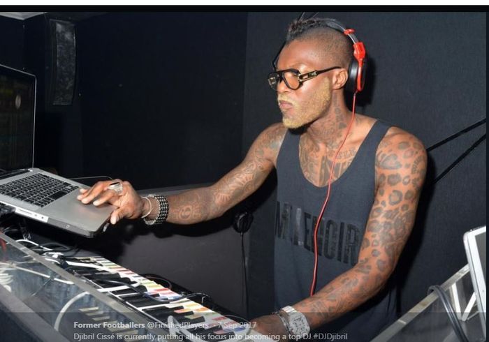 Djibril Cisse menekuni dunia DJ profesional.