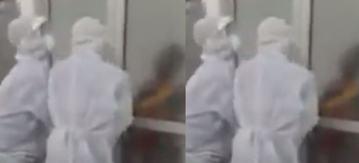Seorang PDP Corona ngamuk saat akan diisolasi di rumah sakit.