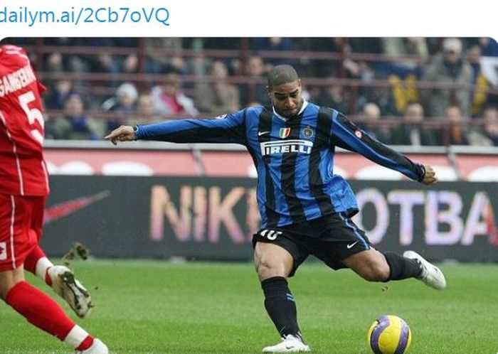 Striker Inter Milan, Adriano Leite Ribeiro.