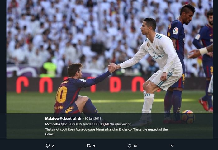 Lionel Messi dan Cristiano Ronaldo saat masih bertanding dalam duel bertajuk El Clasico.