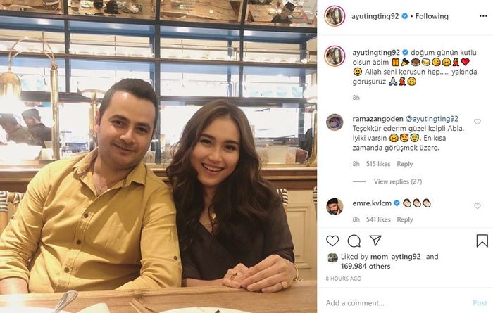 Ayu Ting Ting dan Pria Turki