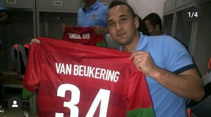 Mantan pemain timnas Indonesia, John &quot;Johny&quot; van Beukering.