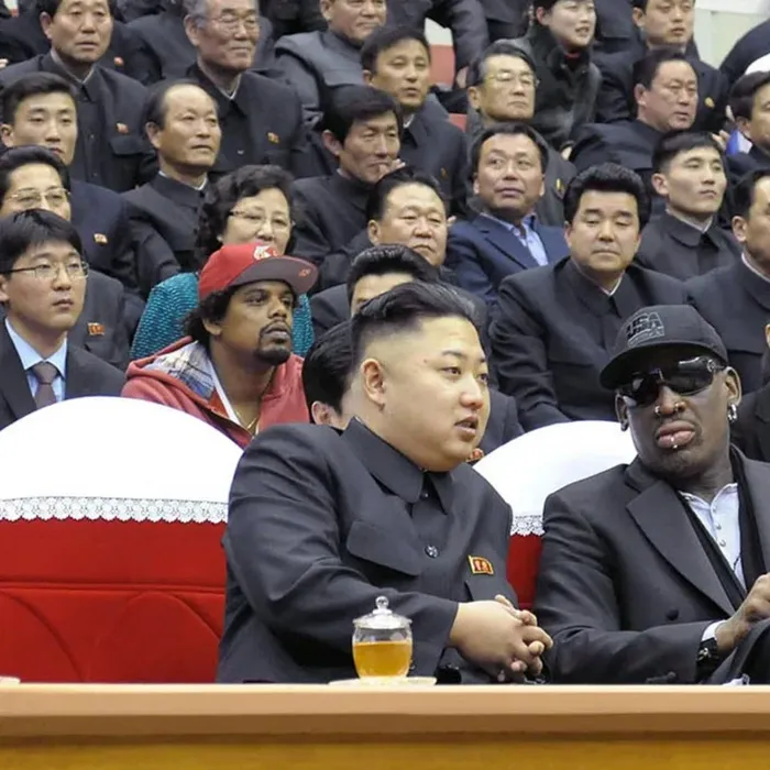 Pertemuan Rodman dan Kim Jong-un.