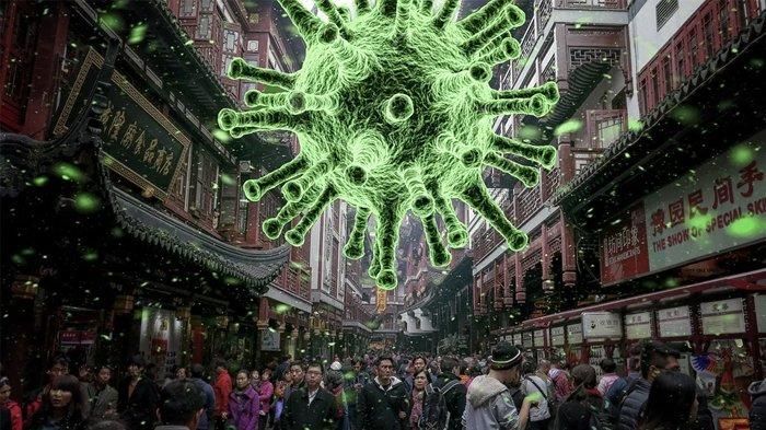 Ilustrasi pandemi virus Corona
